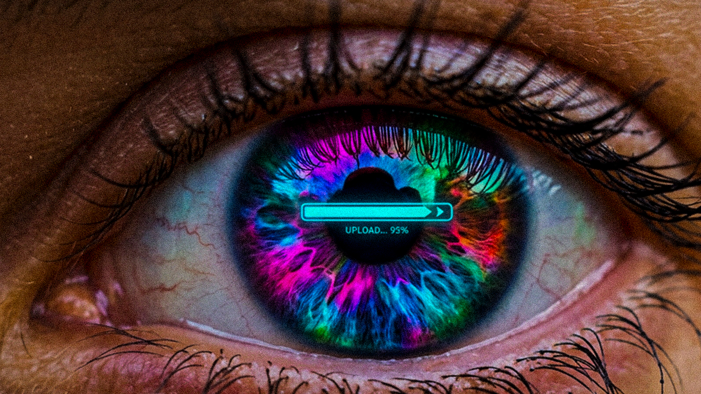 O olhar humano mediado pela obsessão digital em 2026.